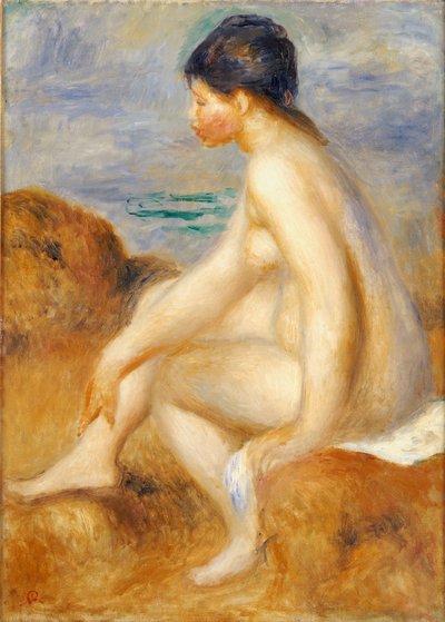 Bather, n. 1892-1893 tekijältä Pierre-Auguste Renoir