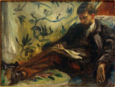 Edmond Maîtren muotokuva sohvalla tekijältä Pierre Auguste Renoir