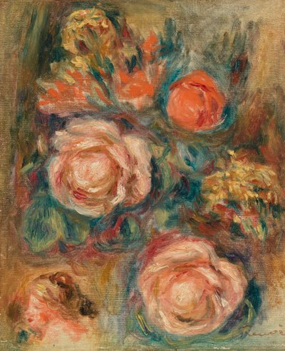 Ruusukimppu (Bouquet de roses) tekijältä Pierre-Auguste Renoir