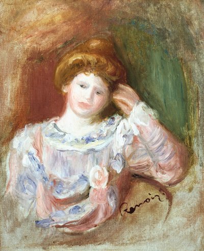 Naisen rintakuva, n. 1907 tekijältä Pierre Auguste Renoir