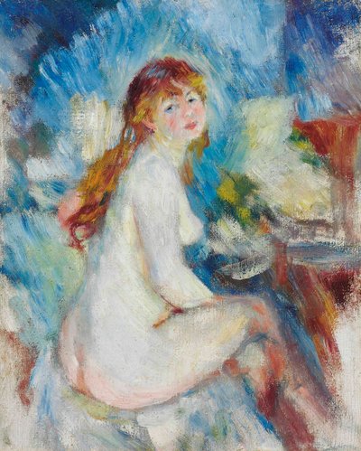 Alaston naisen rintakuva, noin 1879. tekijältä Pierre Auguste Renoir