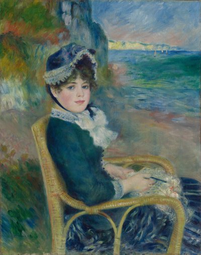 Meren rannalla, 1883. tekijältä Pierre Auguste Renoir