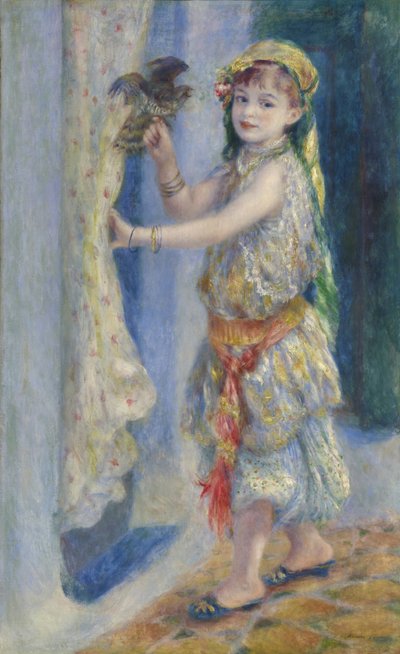 Lapsi linnun kanssa tekijältä Pierre Auguste Renoir