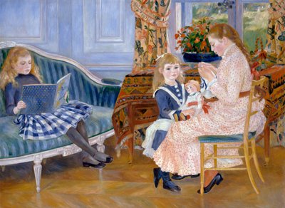 Lasteniltapäivä Wargemontissa, 1884 tekijältä Pierre-Auguste Renoir