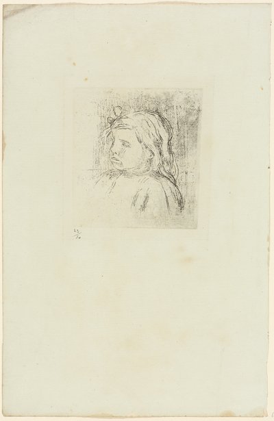 Claude Renoir kääntyi kolme neljäsosaa vasemmalle tekijältä Pierre Auguste Renoir