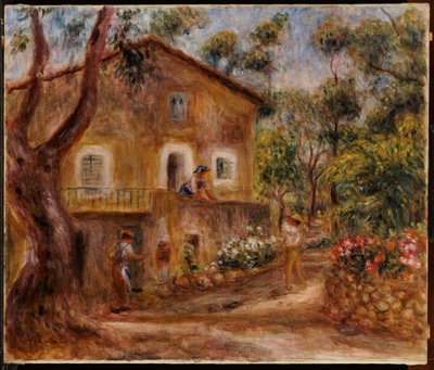 Colletten talo Cagnessa, 1912 tekijältä Pierre Auguste Renoir