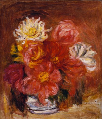 Dahlia, noin 1890 tekijältä Pierre Auguste Renoir