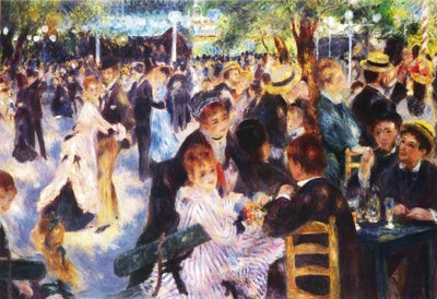 Tanssi Mouline de la Galette -teatterissa tekijältä Pierre Auguste Renoir