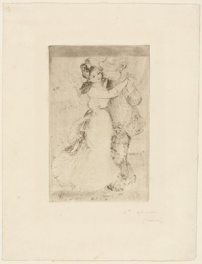 Tanssi maalla tekijältä Pierre Auguste Renoir