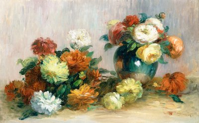 Kukkaseppeleet, n. 1880 tekijältä Pierre Auguste Renoir