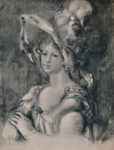 Dieterlen puolipitkä muotokuva, n. 1899, 1946 tekijältä Pierre Auguste Renoir