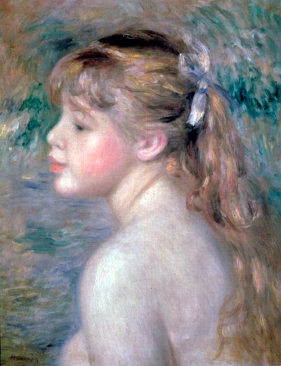 Lapsen pää, 1892. tekijältä Pierre Auguste Renoir