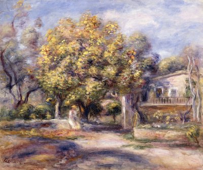 Talo Cagnesissa, n. 1905 (öljy kankaalle) tekijältä Pierre Auguste Renoir
