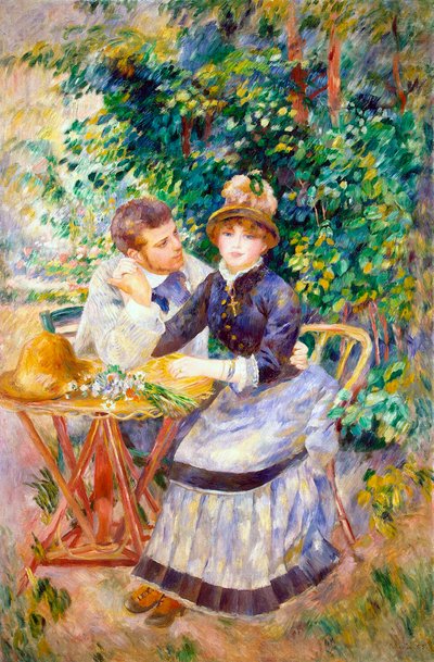 Puutarhassa, 1885. tekijältä Pierre-Auguste Renoir