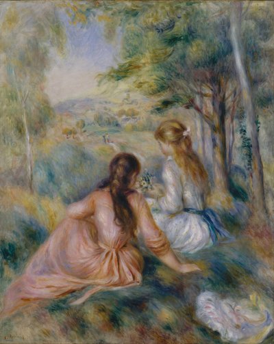 Niityllä, 1888-92. tekijältä Pierre-Auguste Renoir