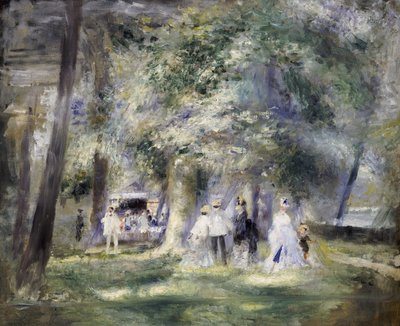 Saint-Cloudin puistossa 1866 tekijältä Pierre-Auguste Renoir