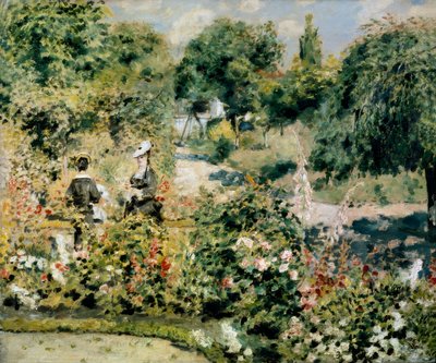 Jardin à Fontenay tekijältä Pierre Auguste Renoir