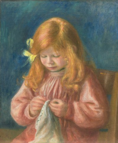 Jean Renoir Ompelu, 18991900. tekijältä Pierre Auguste Renoir