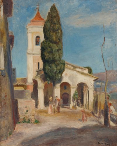 Neitsyt Marian kappeli Haut-de-Cagnesissa, 1905 tekijältä Pierre-Auguste Renoir