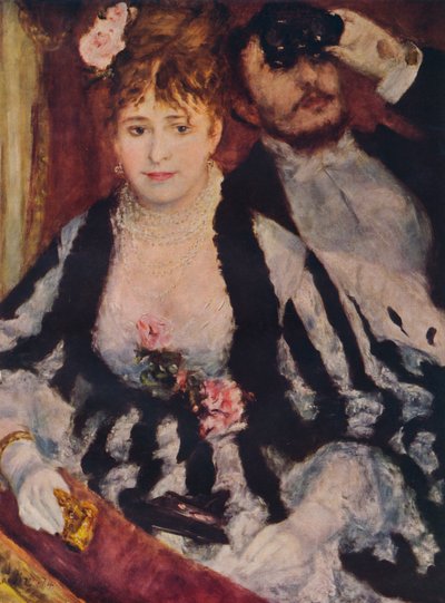 La Loge Theatre Box, 1874, 1938 tekijältä Pierre Auguste Renoir