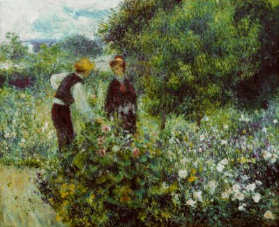 Kukkien poimiminen tekijältä Pierre Auguste Renoir