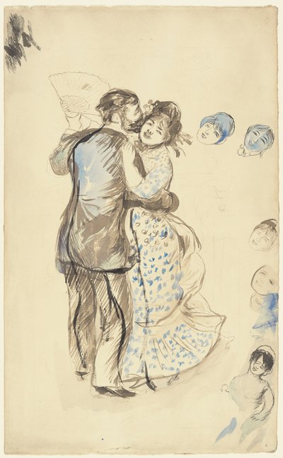 La danse? la campagne (tanssi maaseudulla) tekijältä Pierre Auguste Renoir