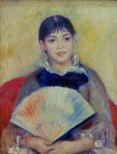 La femme à l’éventail tekijältä Pierre Auguste Renoir