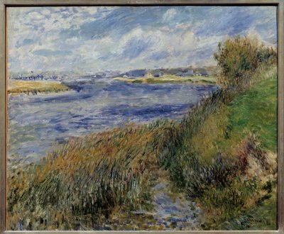 La seine a Champrosay. Pierre Auguste Renoirin (1841-1919) maalaus tekijältä Pierre Auguste Renoir