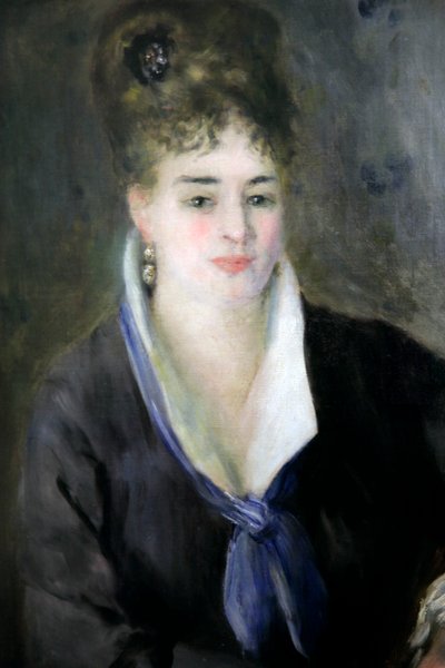 "Lady in Black", 1876. tekijältä Pierre Auguste Renoir