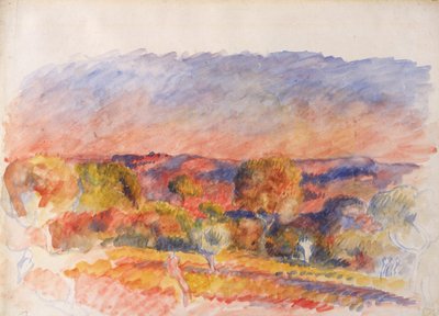 Maisema, 1889. tekijältä Pierre-Auguste Renoir