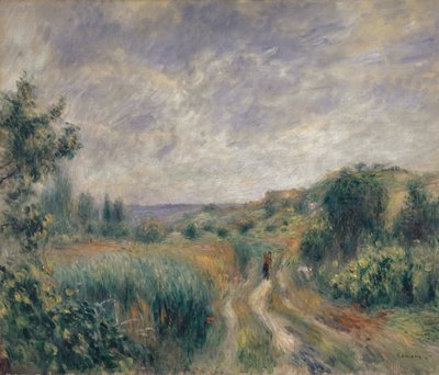 Maisema lähellä Essoyes tekijältä Pierre Auguste Renoir