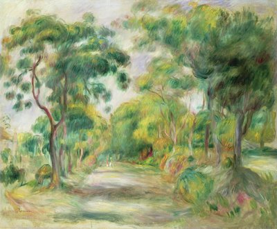 Midin maisema (öljy kankaalle) tekijältä Pierre-Auguste Renoir