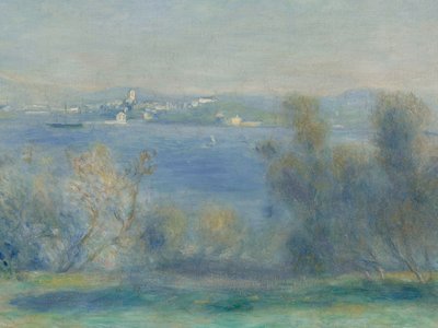 Maisema Välimerellä (näkymä Touloniin) tekijältä Pierre Auguste Renoir