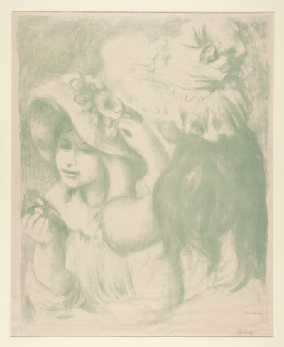 Le Chapeau ?pingl? (Kiinnitetty hattu) tekijältä Pierre Auguste Renoir