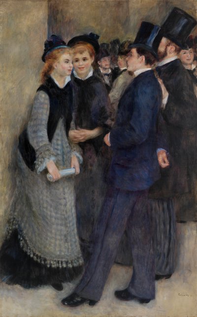 Konservatoriosta poistuminen tekijältä Pierre Auguste Renoir