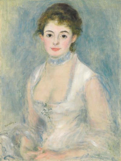 Madame Henriot, n. 1876 tekijältä Pierre Auguste Renoir