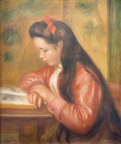 Mademoiselle Genevieve Caillebotte, the future Madame Chardeau, c. 1895 (ਕੈਨਵਸ ਉੱਤੇ ਤੇਲ) ਫਿਨਿਸ਼ tekijältä Pierre Auguste Renoir