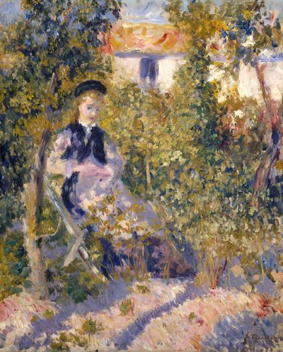 Nini puutarhassa tekijältä Pierre Auguste Renoir