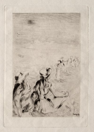 Bernevalin rannalla tekijältä Pierre Auguste Renoir