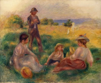 Juhla maalla Bernevalissa tekijältä Pierre Auguste Renoir