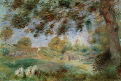 Kevät maisema tekijältä Pierre Auguste Renoir