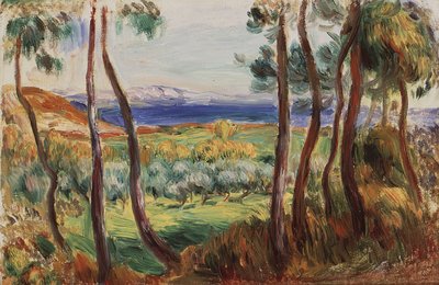 Pines ympärillä Cagnes, n. 1910. tekijältä Pierre Auguste Renoir