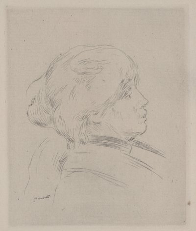 Berthe Morisotin muotokuva tekijältä Pierre Auguste Renoir