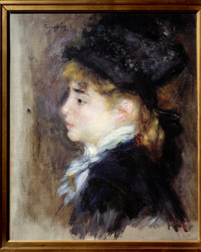 Margotin muotokuva. Pierre Auguste Renoirin (1841-1919) maalaus tekijältä Pierre Auguste Renoir