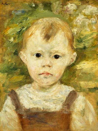 Pienen pojan muotokuva; Pikkupojan muotokuva, n. 1880 tekijältä Pierre Auguste Renoir