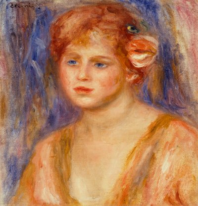 Nuoren tytön muotokuva tekijältä Pierre Auguste Renoir