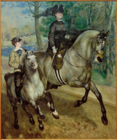 Reiterin Bois de Boulognessa tekijältä Pierre Auguste Renoir