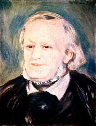 Richard Wagner 1813-1883, saksalainen säveltäjä, kapellimestari ja esseisti, 1882 tekijältä Pierre Auguste Renoir