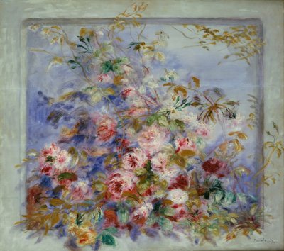 Ruusut ikkunassa, 1879 tekijältä Pierre-Auguste Renoir