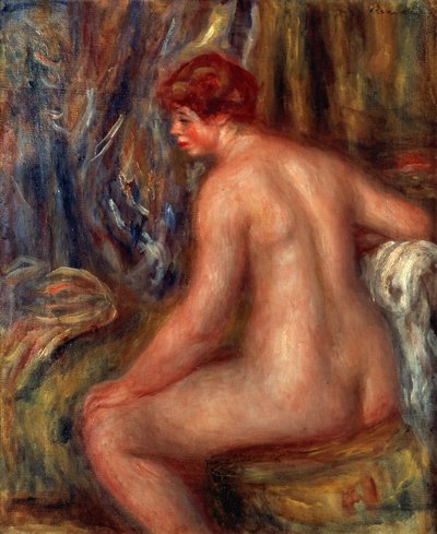Istuva kylpijä tekijältä Pierre Auguste Renoir